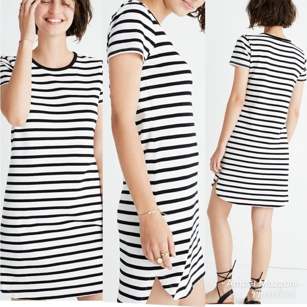 Madewell‎ Striped Ringer Tee Dress xxs